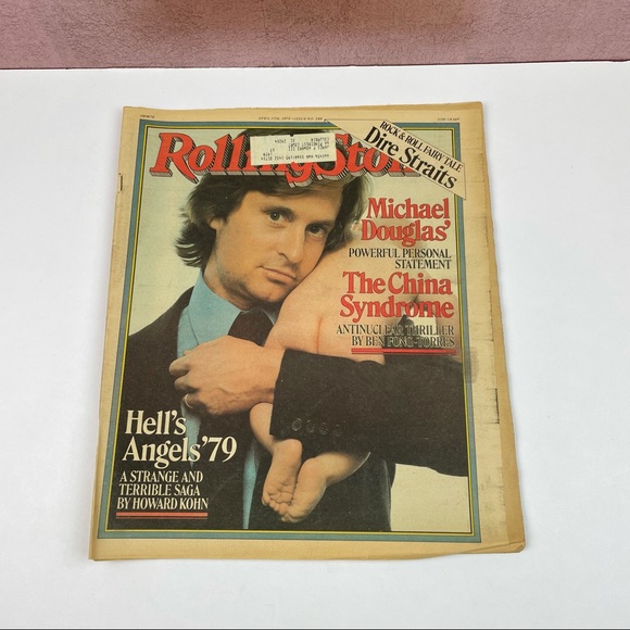 Vintage Rolling Stone Magazine Michael Douglas Hell's Angels April 5, 1979 - Picture 1 of 5